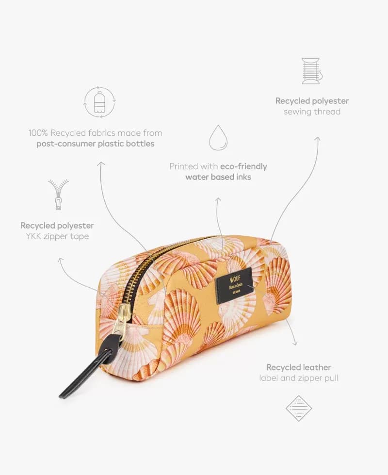 Wouf Coral School Pencil Case — vue 3