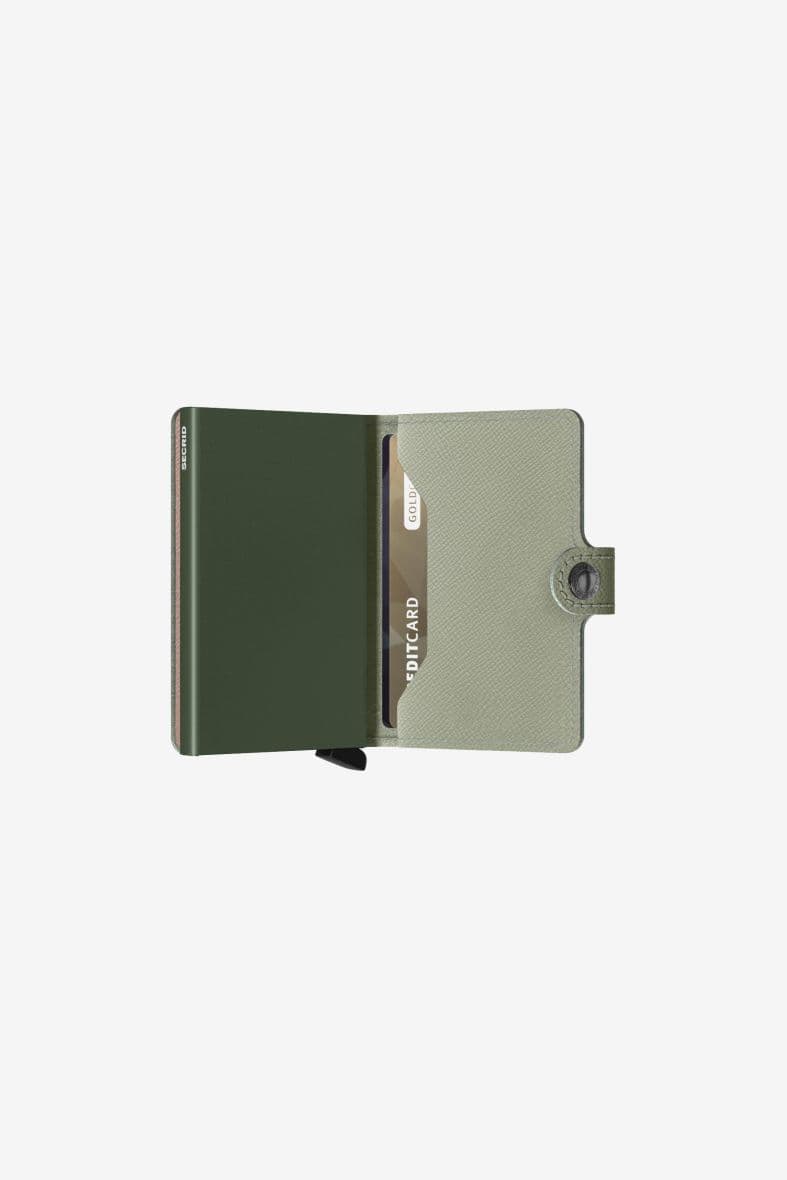 SECRID Miniwallet Crisple Pistachio — vue 3