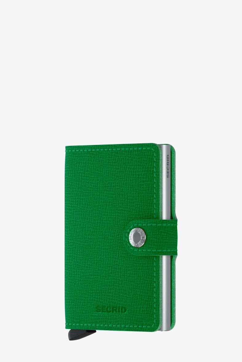 SECRID MINIWALLET CRISPLE LIGHT GREEN — vue 1