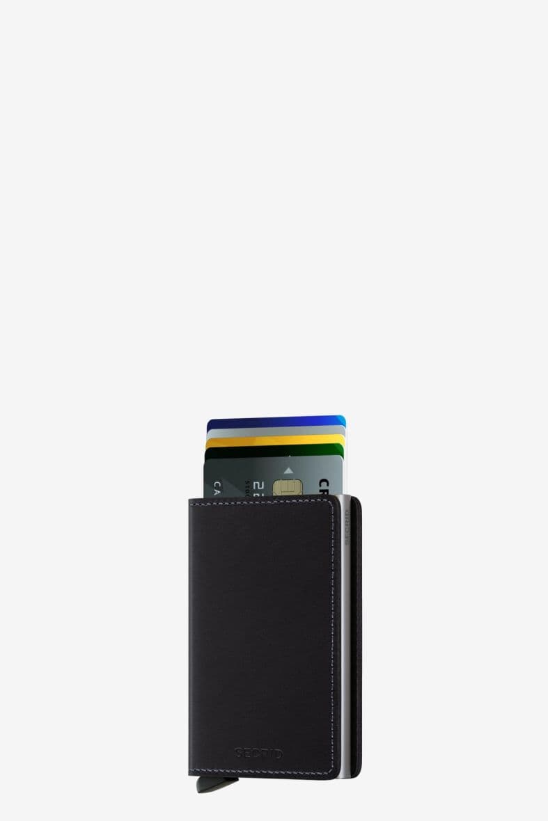SECRID SLIMWALLET ORIGINAL BLACK — vue 1