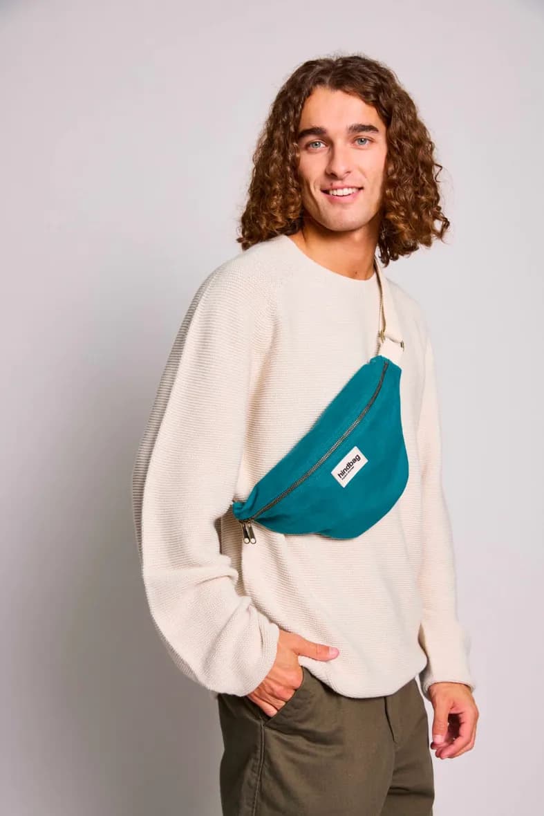 Hindbag Olivia bleu paon — vue 4