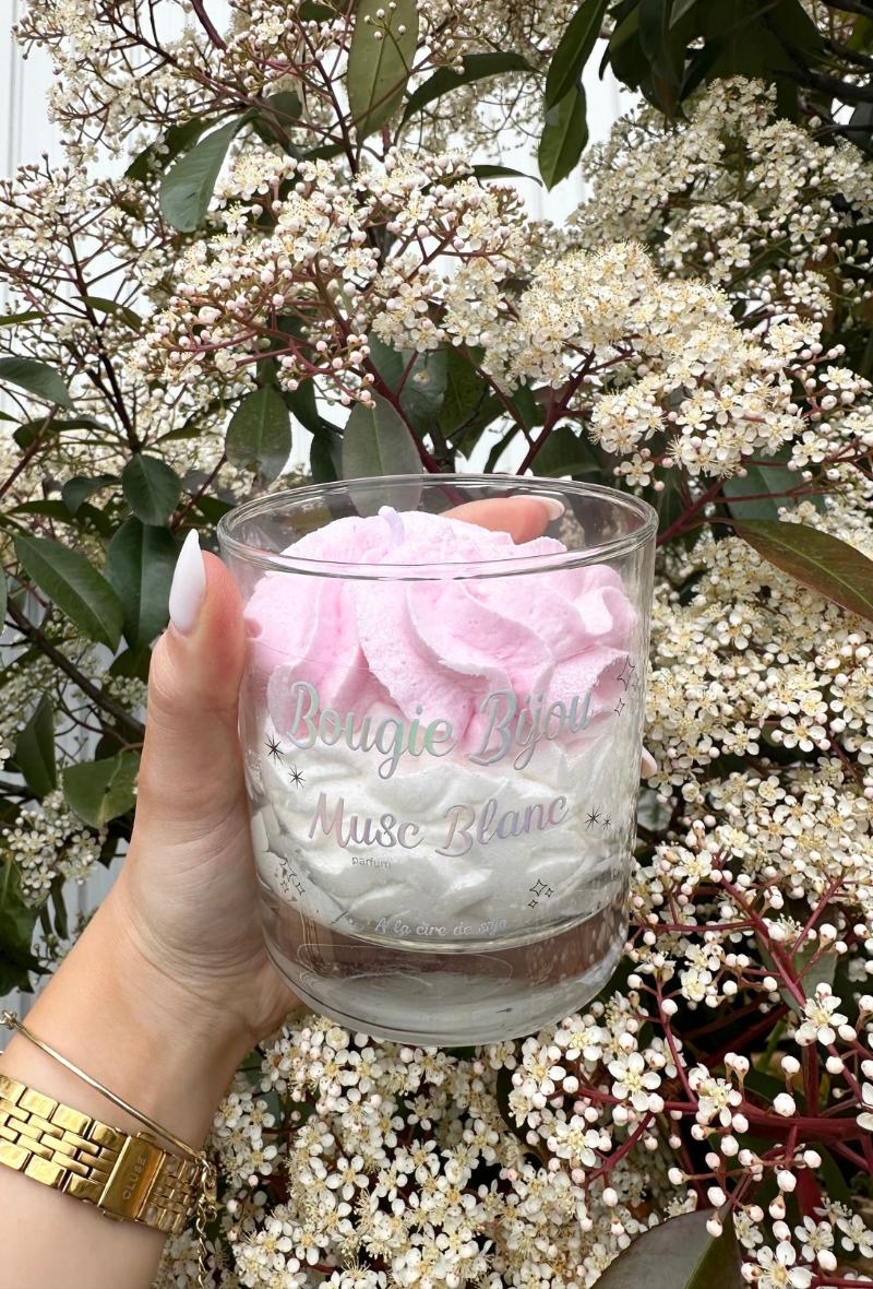 Peau d'âne bougie bijou chantilly