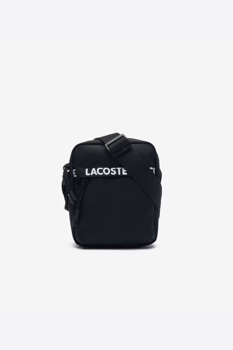Lacoste neocroc vertical camera bag