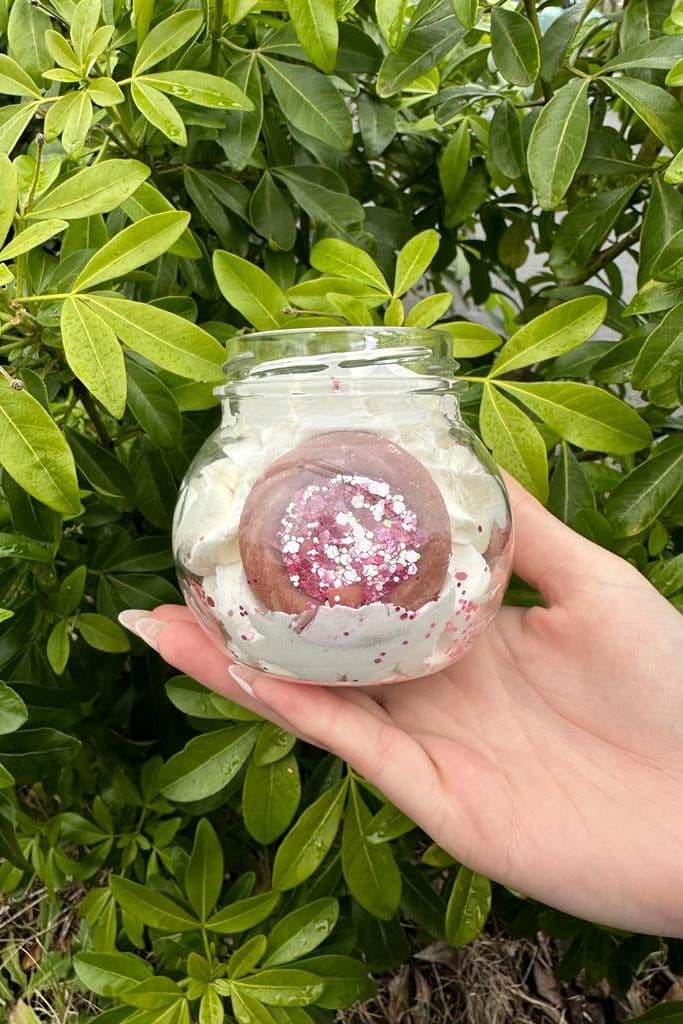 Peau d'âne Bougie POP pamplemousse rose