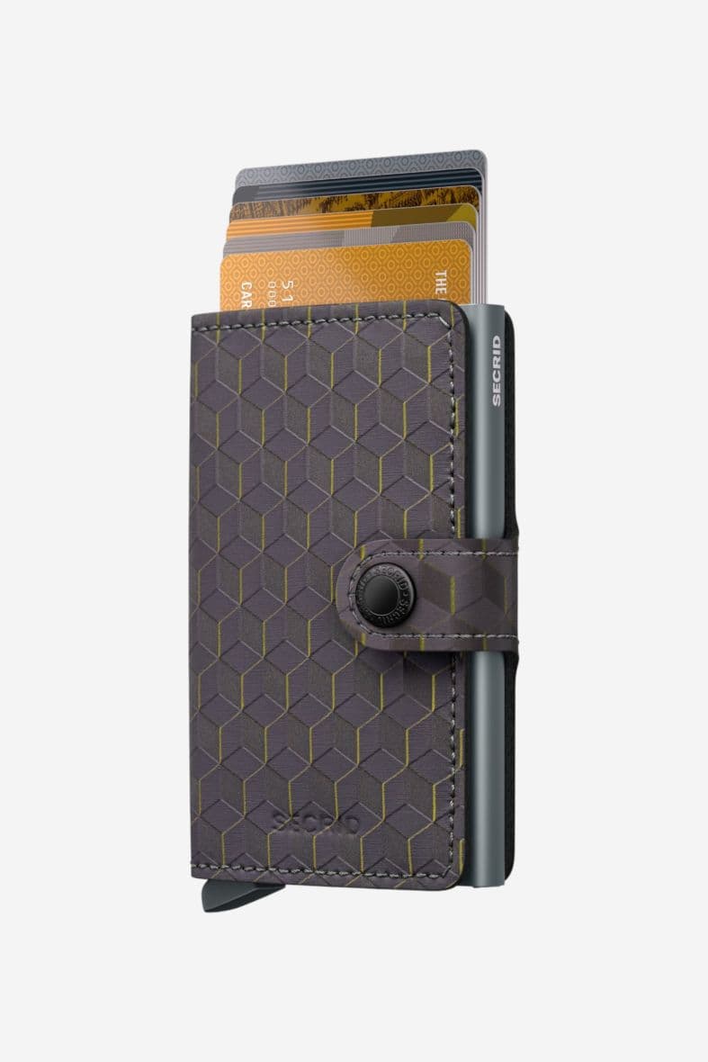 Secrid Miniwallet optical grey yellow