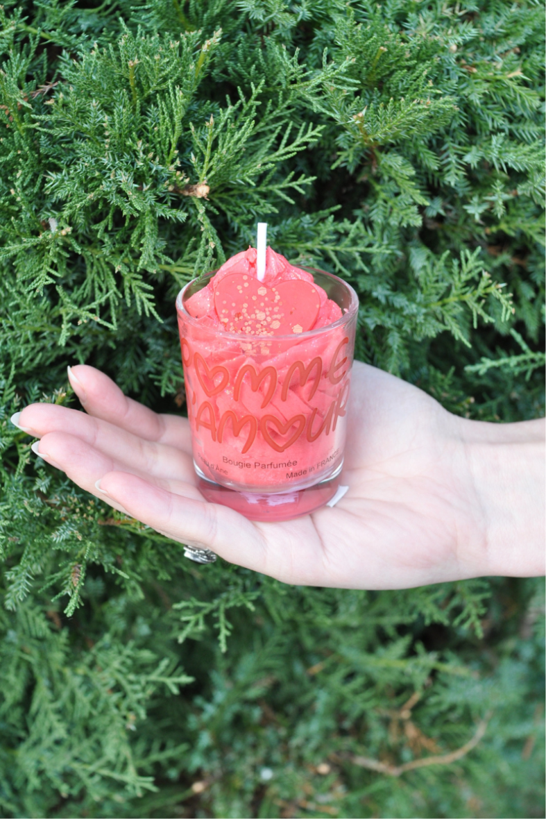 Mini Bougie Pomme d'amour