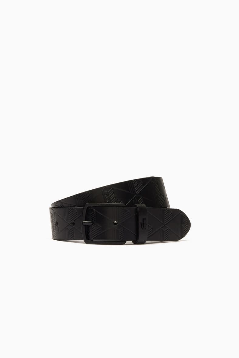 Lacoste ceinture embossed monogram