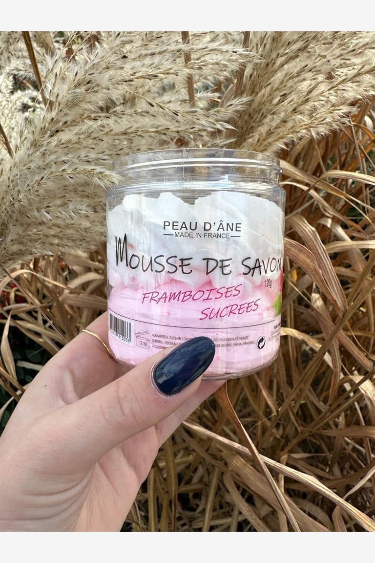 Crème de savon framboise