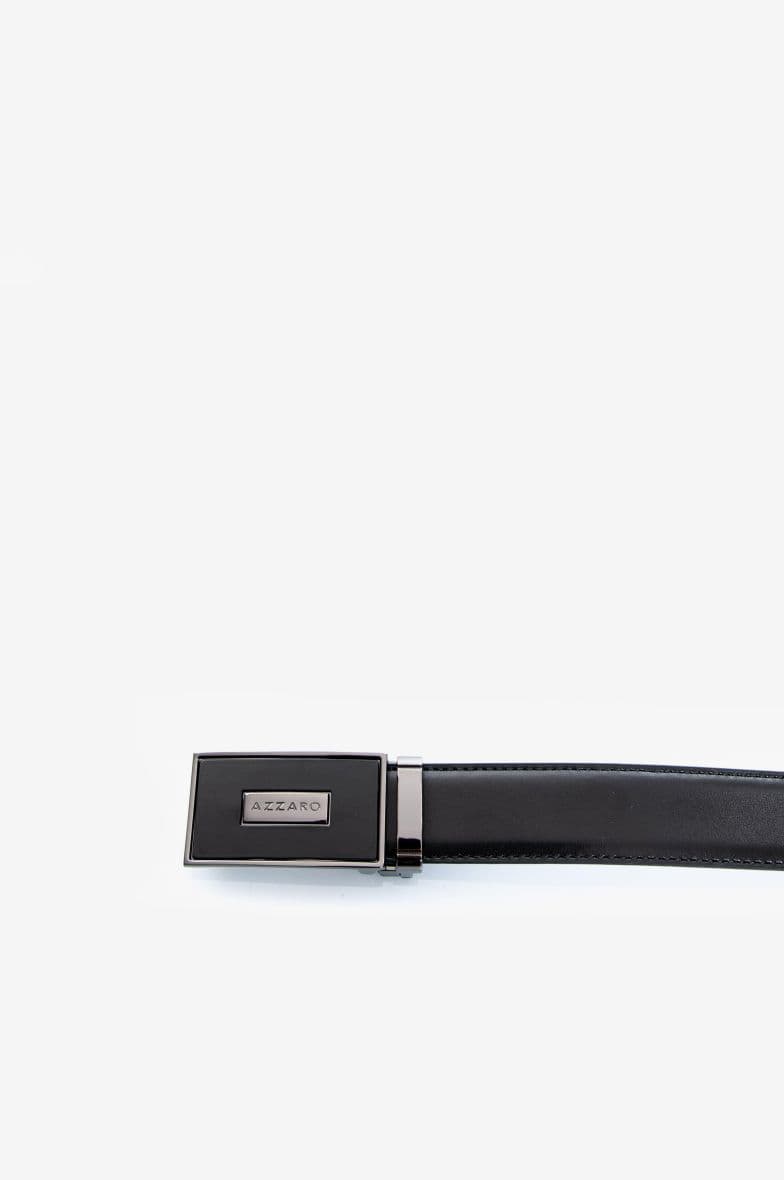 Coffret Ceinture 30mm Azzaro Ceinture R versible Azzcc04 Noir